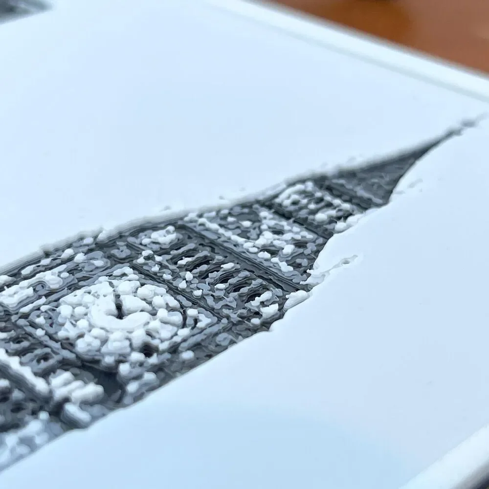London Wall Art, 3D Printed Wall Art, Telephone Booth, Big Ben, City Scape Art - Picture 7 of 10